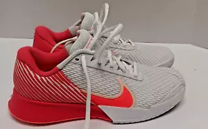 Nike Court Zoom Vapor Tennis Shoes Womens Low-top White/red-DR6192-107 size 7.5 - Bild 1 von 7