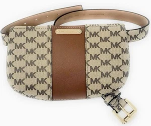 Michael Kors Women's Belt Bag, Brown/Acorn, Large/X-Large - Picture 1 of 7