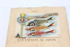Vintage Japanese Paper Book 1942 Collectible Children of Japan Illustrated - Picture 1 of 13