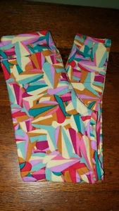 LuLaroe Girls Small Multicolor Super Soft Leggings NEW - Picture 1 of 4