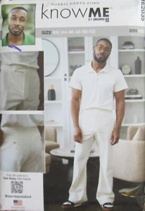 McCalls 2035 Norris Danta Ford Mens 44-52 Big Tall POLO SHIRT & PANTS Pattern UC - Picture 1 of 2