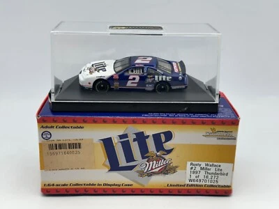 Action Racing #2 Rusty Wallace "Miller Lite" 1997 Ford Thunderbird, 1:64, NIB - Image 1 of 4