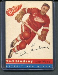 1954 Topps Ted Lindsay Detroit Red Wings #51 VGEX