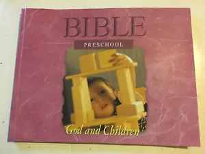 Purposeful Design Preschool Bible Workbook God And Children ACSI Homeschool - Imagen 1 de 2