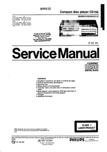 Manuale di assistenza per Philips CD 150 - Foto 1 di 1