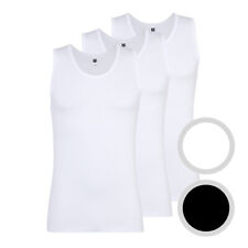 CiTO - Micro Modal - Sportshirt Unterhemd - 5 6 7 8 9 Weiß Schwarz - 3er Pack