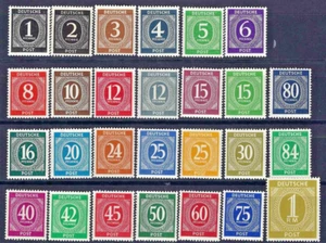 Occupation - 1946 - Numerals - Full Set Mi# 911-937 MNH ** (FREE SHIPPING) - Picture 1 of 1
