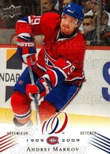 2008-09 Upper Deck Montreal Canadiens Centennial #171 Andrei Markov
