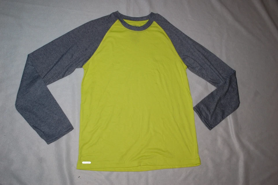 Boys L/S Shirt DRI STAR PERFORMANCE TEE Neon Yllow & Blue STARTER Size XXL 18 - Image 1 of 1
