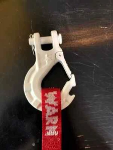 Custom White Colored Warn Epic 5/16" Steel Winch Hook (5,000 lb) 92089 - Picture 1 of 4