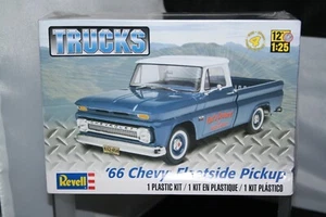 REVELL ’66 Chevy Fleetside Pickup” 1:25 Model Kit 85-7225 SEALED - Bild 1 von 15