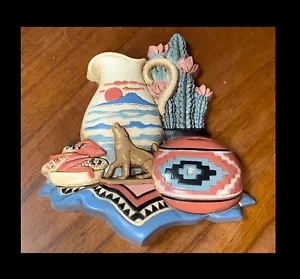 HOME INTERIORS SOUTHWESTERN LOOK PLAQUE WALL HANGINGS #3374 2B - Picture 1 of 5
