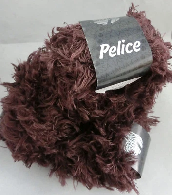 (119 €/kg): 50 g Pelice, Flausch-/Fellgarn, Lana Grossa, Fb. 012 #2137 - Bild 1 von 3