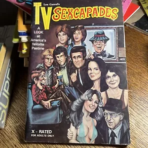 Rare Lee Carvel's TV Excapades Aug 1978 1st Issue Vol 1 Comic Book Sexy Pin Up - Bild 1 von 3