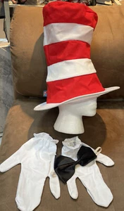 DR SEUSS CAT IN THE “HAT, GLOVES& BOWTIE “ COSTUME ACCESSORY  - Picture 1 of 4