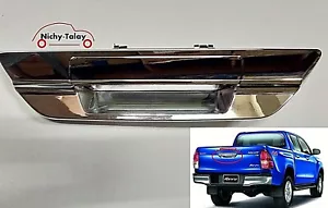 GENUINE Rear tailgate door handle chrome camera hole Toyota Hilux Revo SR 2015+ - Picture 1 of 12
