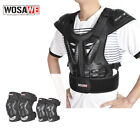 WOSAWE Motorcross Racing Protection Set Body Armor Klatka piersiowa Łyżwy Kolana Ochraniacze na łokcie