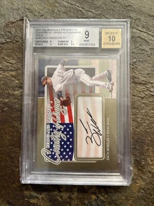 RARE ZACK WHEELER 2011 ITG COUNTRY OF ORIGIN AUTO RC GOLD */10 BGS 9/10 MINT - Picture 1 of 2