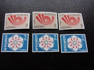 ANDORRE (espagnol) - timbre yvert/tellier n° 77 78 x3 n** MNH (CYN42) - Picture 1 of 1