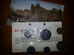 Kanada Voyageur 1978 PP wie Mint 6 Kursmünzensätze - Bild 1 von 1