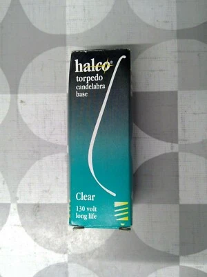 Halco CTC25 #1003 25W Candelabra Base Torpedo Bulb **Free Shipping** - Image 1 of 3