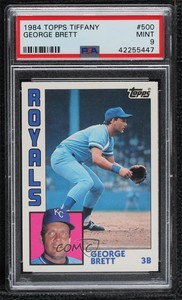 1984 Topps Tiffany George Brett #500 PSA 9 MINT HOF
