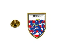 pins pin's flag national badge backpack hat shield belgium bruges - Bild 1 von 1