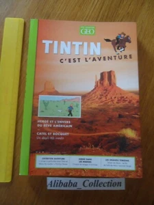 BUCH REVUE BD TINTIN ES IST DAS ABENTEUER GEO HERGé 4 2020 AMERIKA KORBFLECK - Bild 1 von 7