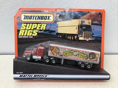 Rare Matchbox Super Rigs Series Truck Ringling Bros & Barnum Circus Vtg 1998 - Image 1 of 4