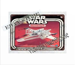 1978 TOY STAR WARS XWING FIGHTER VEHICLE metal tin sign man cave home decor - Picture 1 of 4
