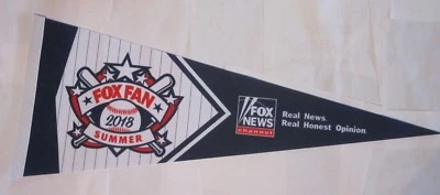 Fox Fan Summer 2018 Souvenir Pennant 30" From Yankee Stadium Nice Ex/NrMt LOOK! - Image 1 of 4