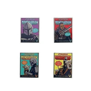 Star Wars - The Mandalorian Enamel Pins 4-Pack Brand New - Picture 1 of 3