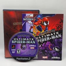Ultimate Spider-Man Limited Edition (PS2) Complete CIB w/ Manual & RARE Comic