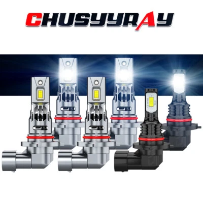 Combo de faros LED altos bajos + antiniebla 6 piezas para Dodge Magnum 2005-2008 Foto 1 de 4