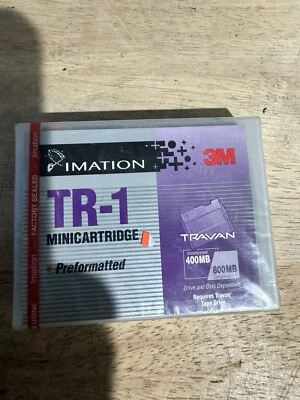 New Sealed Imation 3M TR-1 TRAVAN-1 400MB/800MB Minicartridge - Image 1 of 3