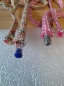 6mm 8mm TUBED INNER DIA Cotton  Cable Cover Wire Tube Sleeve - Picture 1 of 3