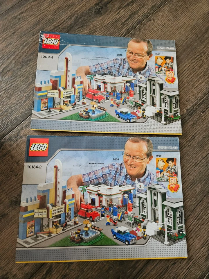 LEGO 10184 Town Plan Instruction Manuals (Set of 2) - Image 1 of 1