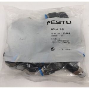 Connecteur 10 pièces/1 sac Festo QSL-1/8-8 153048 neuf livraison gratuite QSL1/88