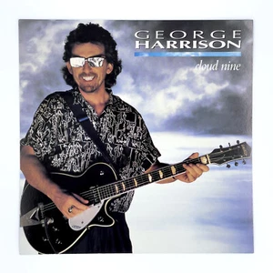 GEORGE HARRISON Cloud Nine (Original 1987 U.S. "In-Store" Promo Flat) - Picture 1 of 3