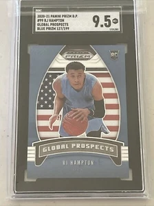 Prizm Draft Picks #99 2020-21 RJ Hampton Blue Global Prospects RC SGC 9,5 casi nuevo - Imagen 1 de 2