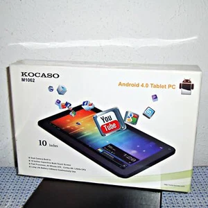 【NEW】KOCASO M1062 1.2GHZ 1GB 8GB 10.1" CAPACITIVE TOUCHSCREEN TABLET ANDROID 4.0 - Picture 1 of 6