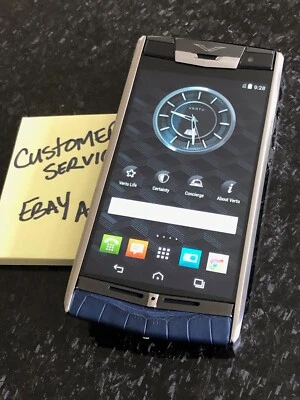 Genuine Brand NEW Vertu Signature Touch NAVY Alligator Extremely RARE Exotic! - Image 1 of 3