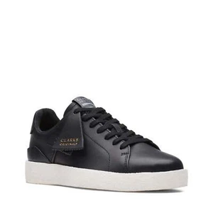 Clarks Originales Tormatch Cuero Negro Mujer Tenis Zapatos Talla UK 6D - Imagen 1 de 7