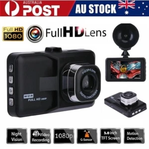3" LCD Car DVR Dash Camera 1080P HD Video Recorder Cam Night Vision G Sensor AU - Picture 1 of 12