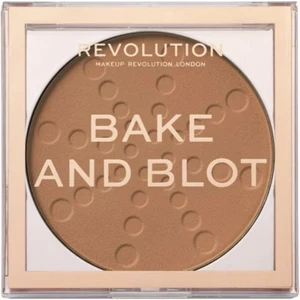 Makeup Revolution Bake and Blot Pressed Powder Matte Finish - Deep Dark - Picture 1 of 3