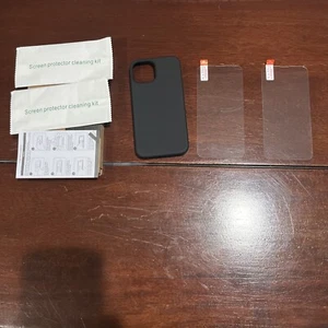 iphone 13 mini apple silicone case + Tempered Glass - Picture 1 of 6