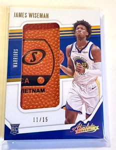 Pacers James Wiseman 2020-21 Absolute Jumbo Basketball Spalding Logo RC #11/15 - Picture 1 of 1