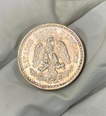 1934 Mexico 10 Centavos Silver Coin Excellent Condition High Value - Image 1 of 4