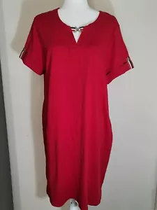 Vestido deportivo Karen Scott para mujer rojo fitness entrenamiento atlético talla 1X - Imagen 1 de 10