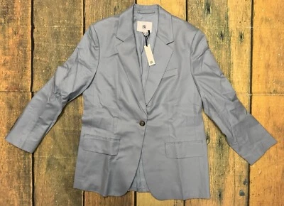 Blazer Relajado Banana Republic Carmel, 6, Cristal Azul Mar, Forrado, Foto 1 de 4